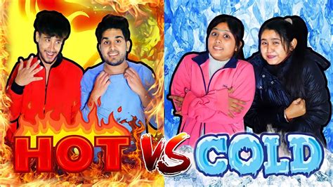 Hot Vs Cold Challenge Hot Vs Cold Food Challenge Funnistan Youtube