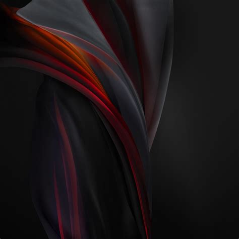 Iphone Se 2020 Silk Red Mono Dark Official Stock Wallpaper