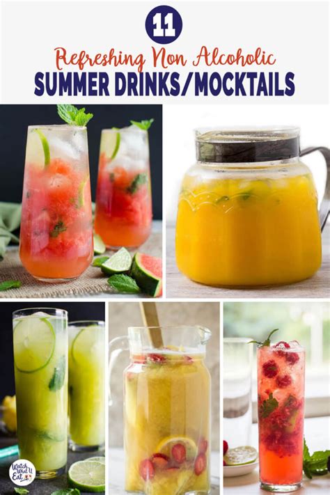 11 Refreshing Summer Non Alcoholic Drinks Summer Mocktails