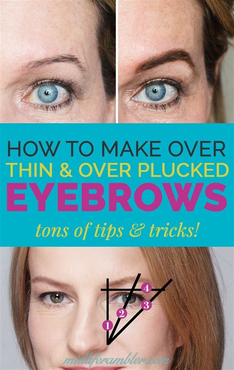 Eyebrow Tutorial How To Fill In Thin Brows In A Flash Filling In