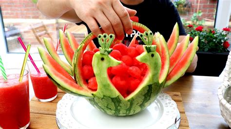 Italypaul Art In Fruit And Vegetable Carving Lessons Art In Watermelon