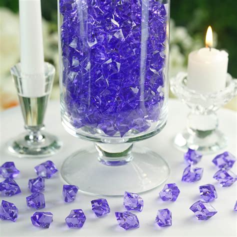 Efavormart 300 Pcs Large Acrylic Ice Crystals Vase Fillers Wedding
