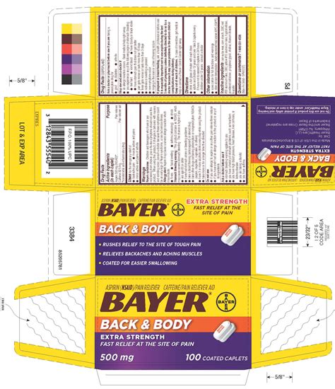 Bayer Back And Body Extra Strength Tablet Bayer Healthcare Llc
