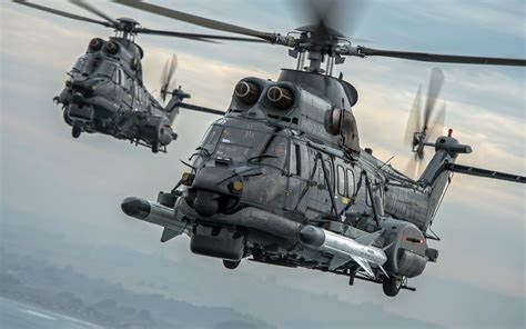 Download Wallpapers Eurocopter Ec225 Military Transport Helicopter