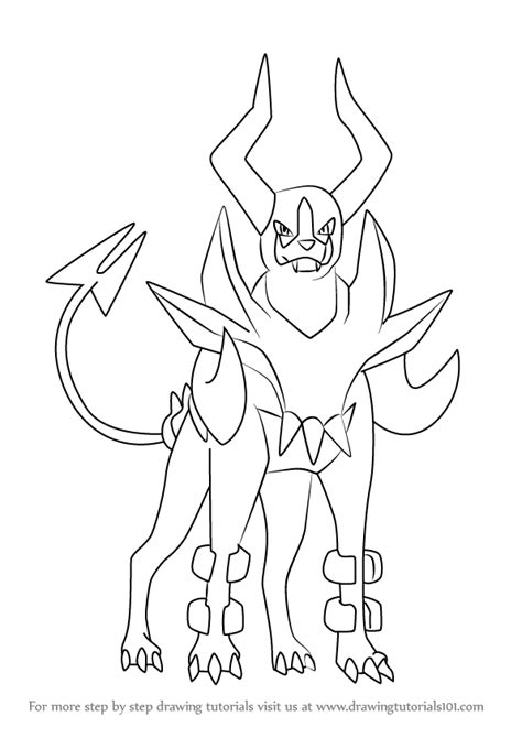 Houndoom Coloring Pages at GetColorings.com | Free printable colorings