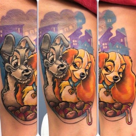 Lady And The Tramp Disney Tattoos Magic Tattoo Disney Artwork