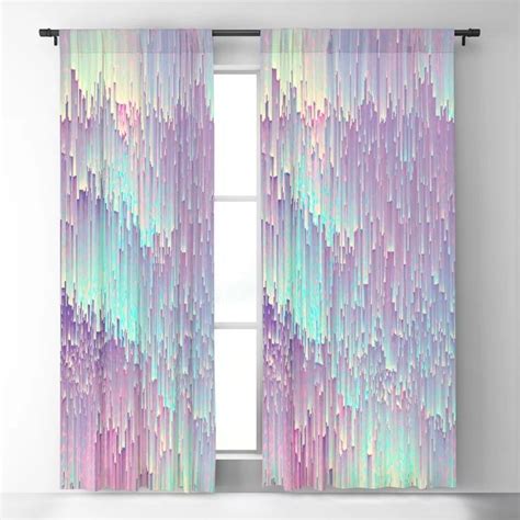 Iridescent Glitches Blackout Curtain By Cafelab Society6 Curtains