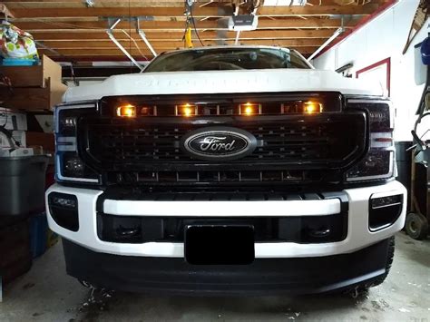 2020 2021 Super Duty Raptor Style Grille Light Install 56 Off