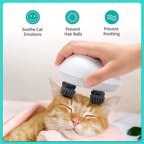 🐾pet Mini Electric Four Claw Massager Owowpet