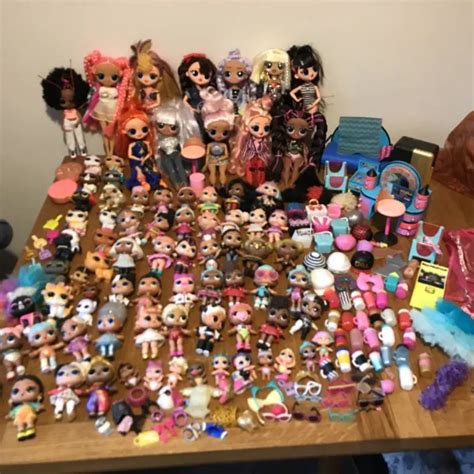 Lol Surprise Dolls Huge Bundle Omg Dolls Pets Furniture Lil Sis