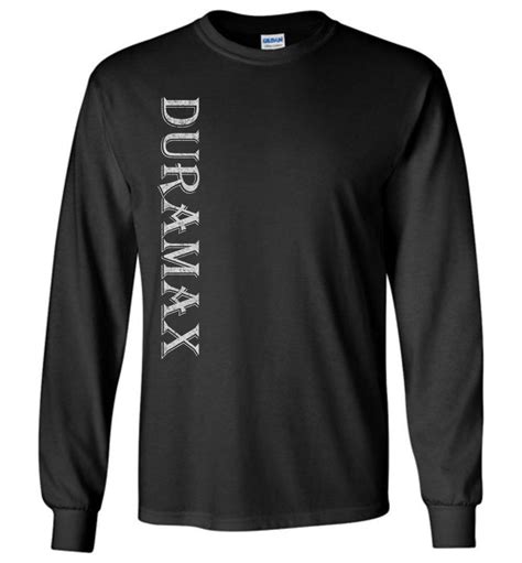 A wide variety of double sided t shirts options are available to you, such as breathable, quick dry, and. LBZ Duramax Vintage Sign Double Sided Print Long Sleeve T ...