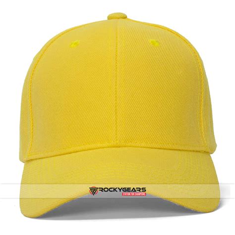 Unisex Yellow Baseball Cap 1 Custom Caps And Hats Free Shipping