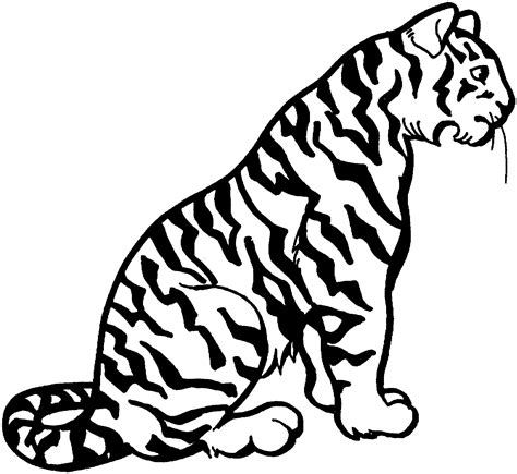 Halloween coloring pages to color on computer. Free Tiger Coloring Pages