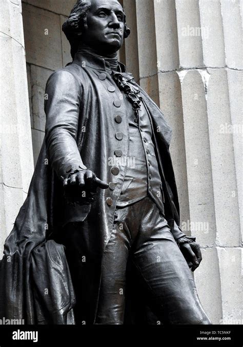 Large Bronze Sculpture Of George Washington By John Quincy Adams Ward
