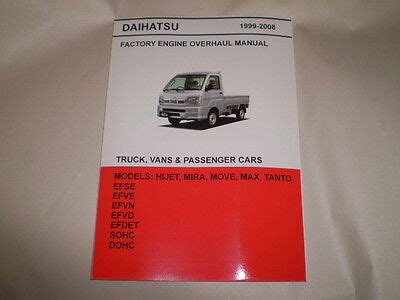 Daihatsu Hijet Mini Truck English Engine Repair Manual For S210P EF