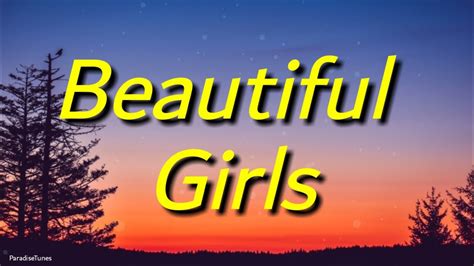 Sean Kingston Beautiful Girls Lyrics Youtube
