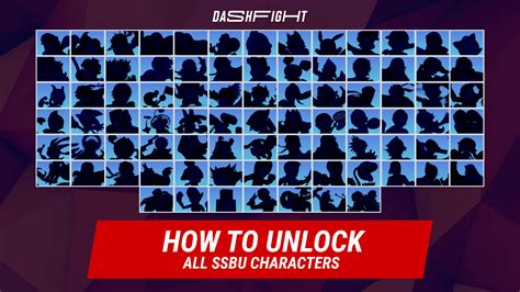 How To Unlock All Characters In Ssbu Dashfight