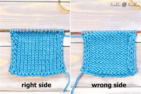 Right Side Vs Purl Side When Knitting 5 Tips To Differentiate Between