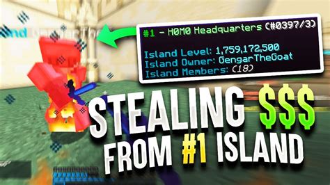 Stealing Money From The Richest Island On The Server 50000000