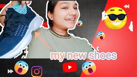 My New Shoes 👟😊 Meeshohaul Unboxing Pujachuhan01 Youtube