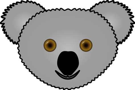 Koala Head Face Free Vector Graphic On Pixabay