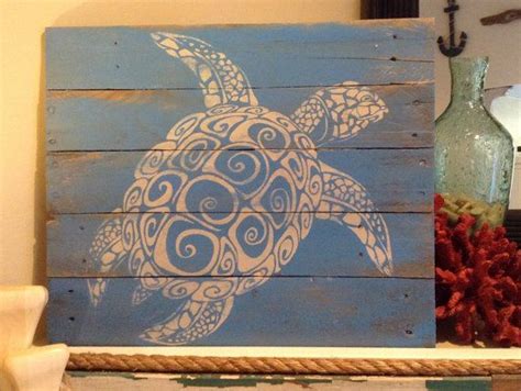 Handmade Sea Turtle Art Available In Wood By Bethsbeachtreasures Sea