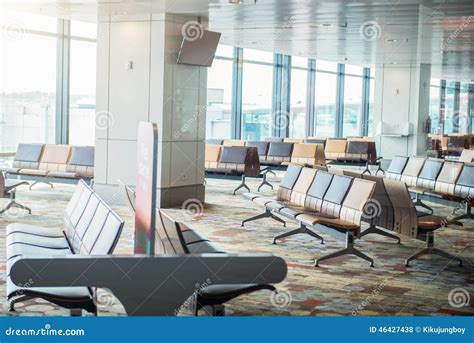 Modern Airport Terminal Waiting Room Stock Photo Image Of Rest Empty