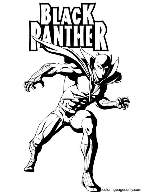 Black Panther Animal Coloring Pages Coloring Pages