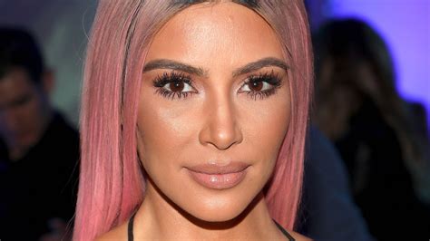 Kim Kardashian West Dyed Her Hair From Pink To Dark Brown Allure