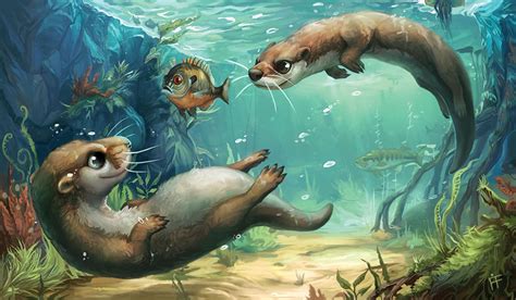 Otters Otter Art Otters Anthro Furry