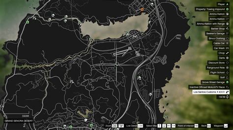 Gta 5 All Los Santos Customs Map Locations Player Assist Game