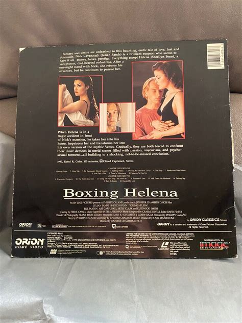 Boxing Helena 1993 Laserdisc Sherilyn Fenn Julian Sands Rated R