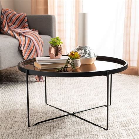 Safavieh Ruby Round Tray Top Coffee Table 29 X 29 X 15 On Sale