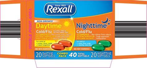 Rexall Daytime Nighttime Cold And Flu Kit Dolgencorp Inc