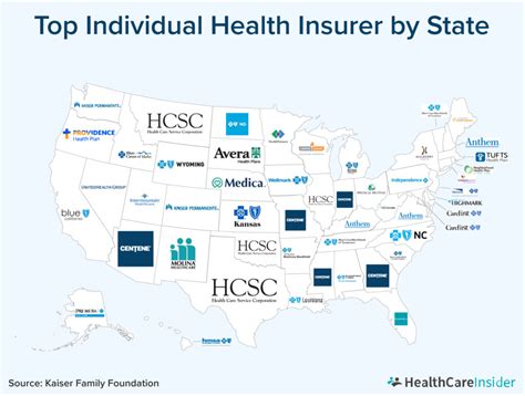 Top Individual Health Insurance Companies Mapped