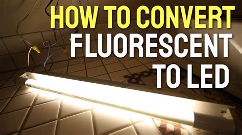 How To Fix Your Fluorescent Light By Upgrading To Led Light Youtube