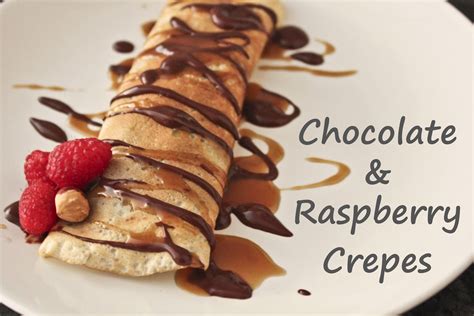 Megsiemay Makes Chocolate And Raspberry Crepes