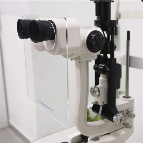 Accessories include devices for digital documentation, applanation. Slit Lamp Breath Shields - Acrylic Standard Size - 8 PCS