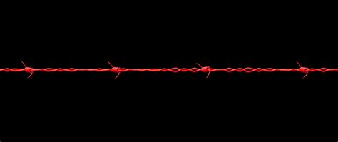 Download Wallpaper 2560x1080 Black Barbed Wire Red Dual Wide 1080p Hd