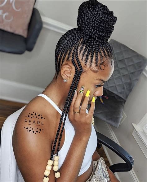Pin By Niseyy 🦄💅🏾 On Hairstyless ‍♀️ Feed In Braids Hairstyles