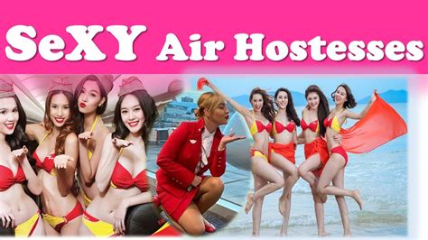 top 10 hot air hostess sexy air hostess 2021 ️ youtube