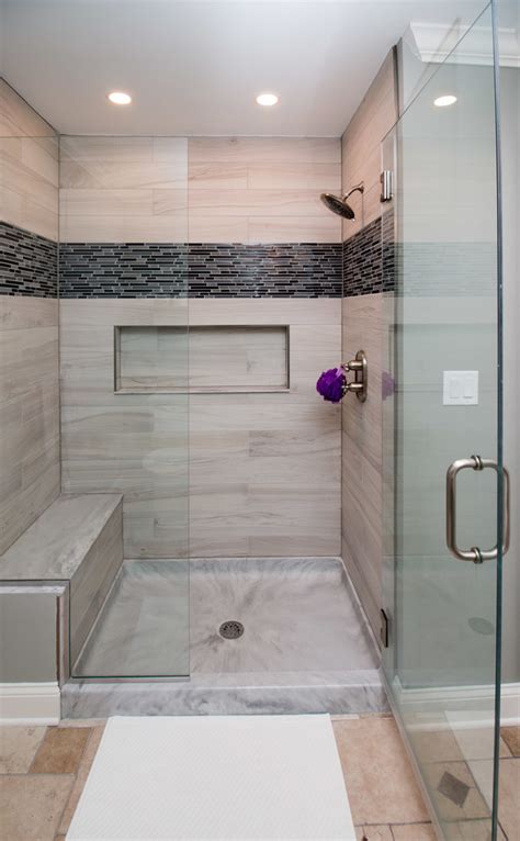 Modern Edimax Astor Shower Tile Wall Bath Remodel W Swanstone Shower Pan Modern Bathroom