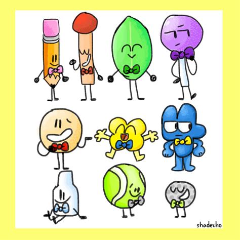 bfb characters w/ bowties | BFDI💖 Amino