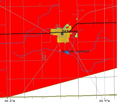 Delavan Township Tazewell County Illinois Il Detailed Profile