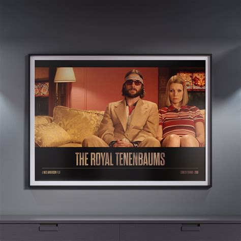 The Royal Tenenbaums Movie Poster Minimalist Design Etsy