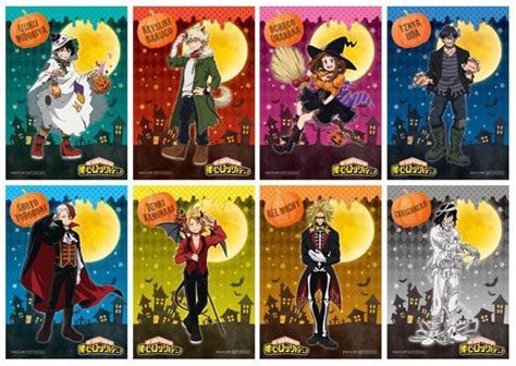 Boku No Hero Academia Official Anime Halloween Cards Bokunoheroacademia