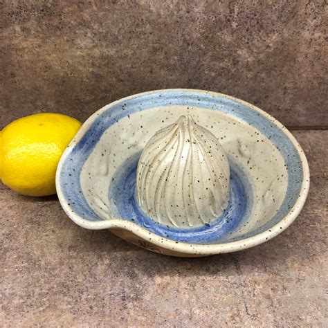 Hand Crafted Vintage Pottery Lemon Reamer Etsy