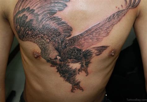 41 Realistic Eagle Tattoos On Chest