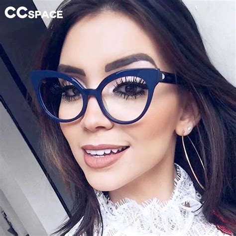 Montura De Gafas Cuadradas Retro Para Mujer Gafas ópticas De Ojo De