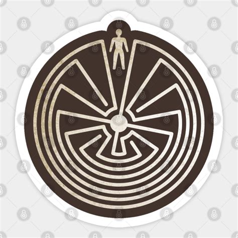 Native American Symbol Man In The Maze Vintage Man In The Maze